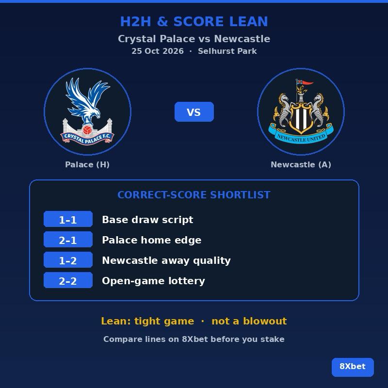 Newcastle United vs Crystal Palace H2H