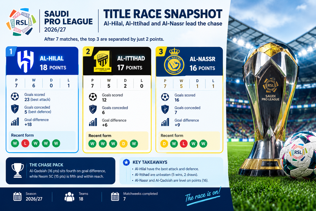 Saudi Pro League Title Race