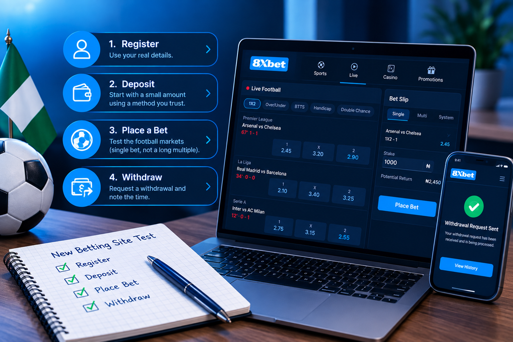 Testing a New Betting Site